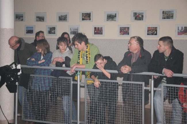 Kolejarz Rawicz zaprezentował się w gimnazjum (zdjęcia)