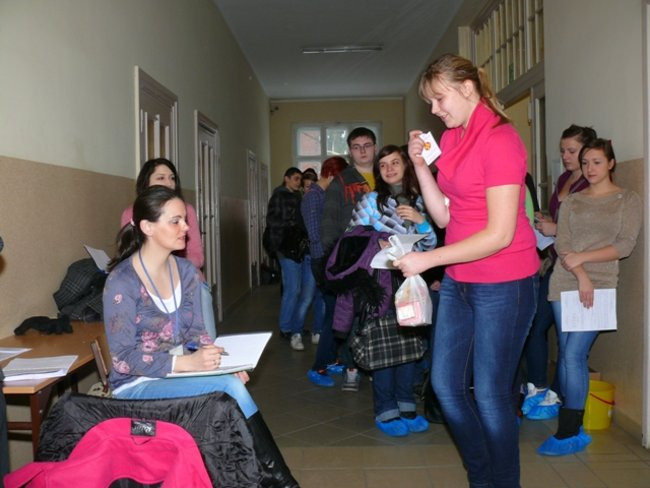 Polała się krew w IV LO (zdjęcia)