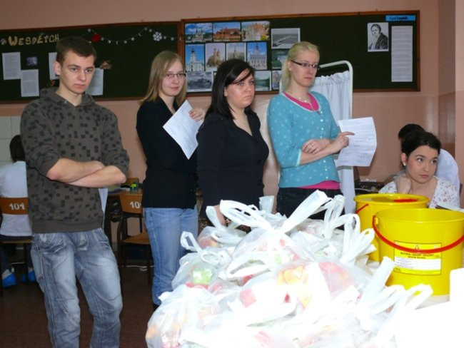 Polała się krew w IV LO (zdjęcia)