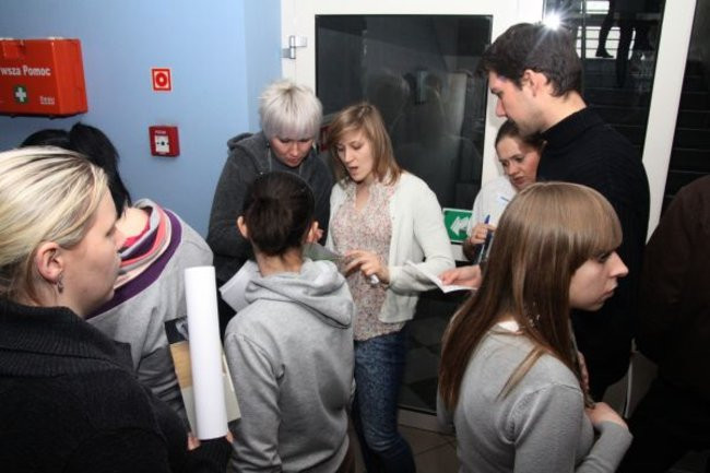 Pierwsze tragi pracy w PWSZ (zdjęcia)