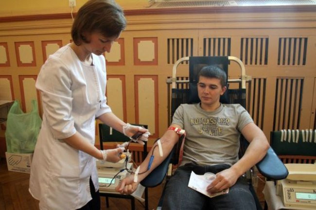 Tłumy oddawały krew (zdjęcia)