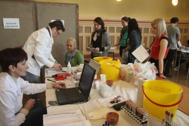 Tłumy oddawały krew (zdjęcia)