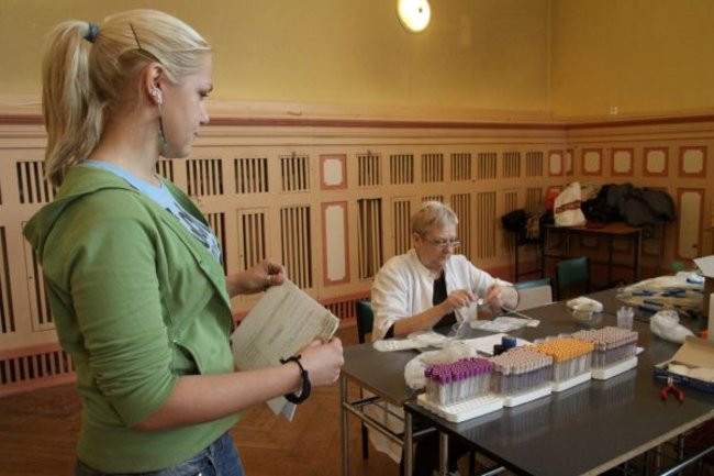 Tłumy oddawały krew (zdjęcia)