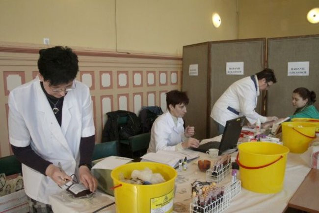 Tłumy oddawały krew (zdjęcia)