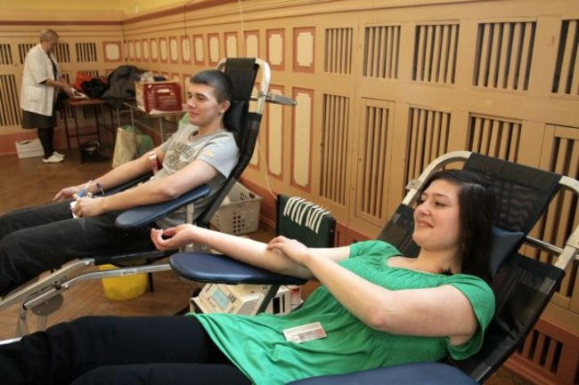 Tłumy oddawały krew (zdjęcia)