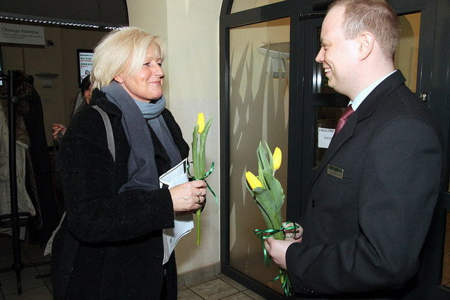 Dzień Kobiet w banku (zdjęcia)