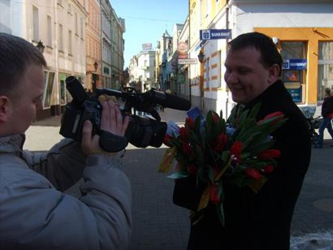 400 czerwonych tulipanów (kilka zdjęć)