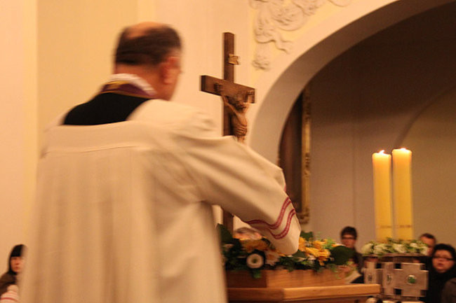 Krzyż papieski w Lesznie (zdjęcia)