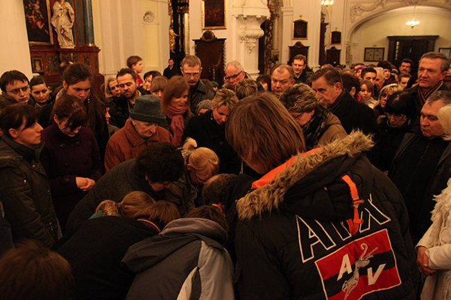 Krzyż papieski w Lesznie (zdjęcia)