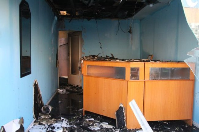 Po pawilonie zostały zgliszcza (zdjęcia)