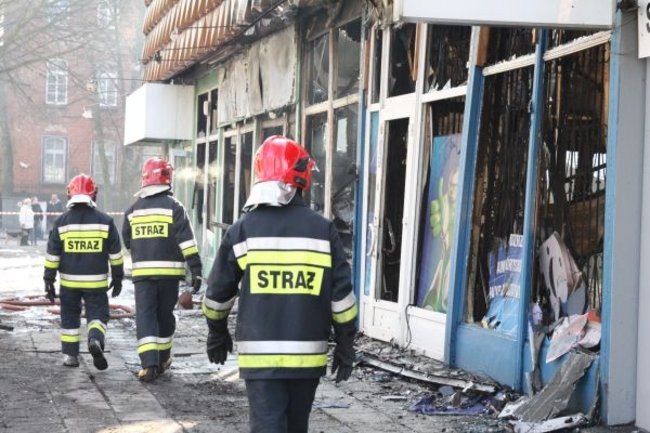 Po pawilonie zostały zgliszcza (zdjęcia)