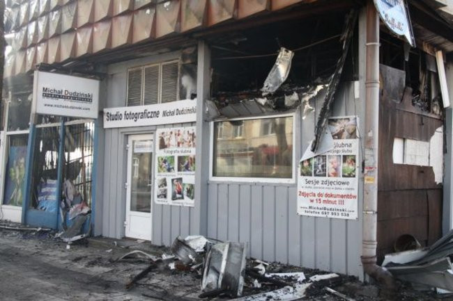 Po pawilonie zostały zgliszcza (zdjęcia)