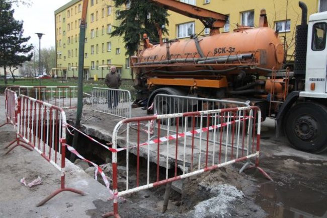 Zabrakło wody w Lesznie (zdjęcia)