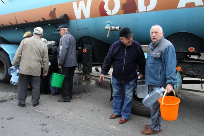 Zabrakło wody w Lesznie (zdjęcia)