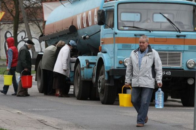 Zabrakło wody w Lesznie (zdjęcia)