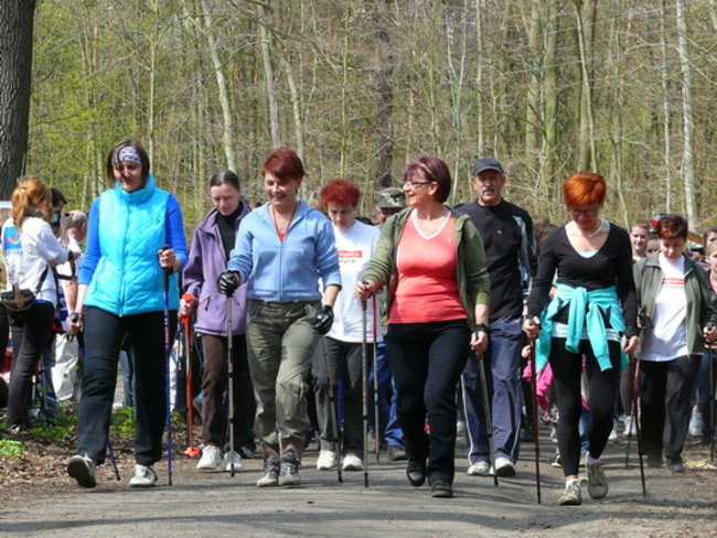 Biegając i maszerując popierali przeszczepy (zdjęcia)