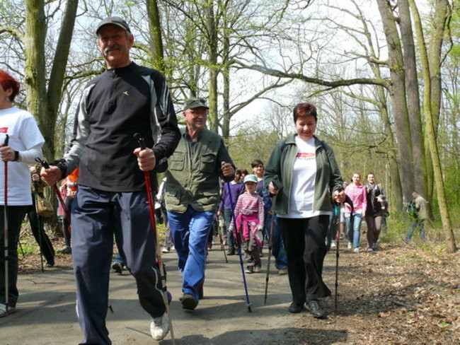 Biegając i maszerując popierali przeszczepy (zdjęcia)