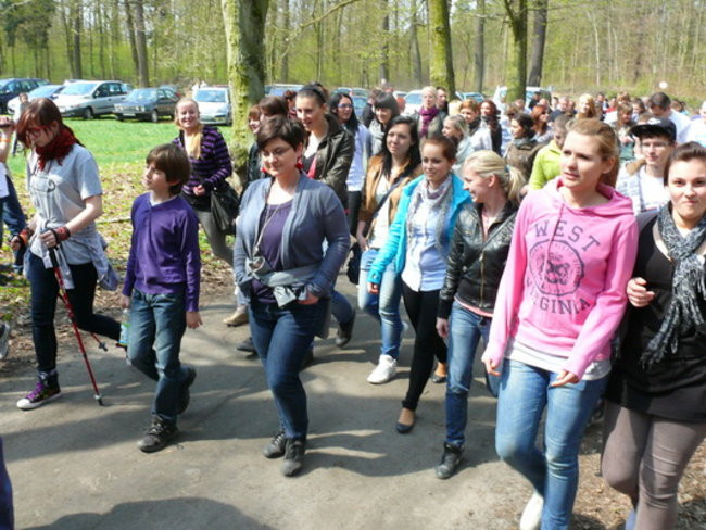 Biegając i maszerując popierali przeszczepy (zdjęcia)