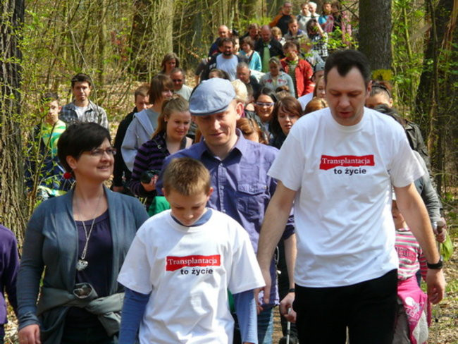 Biegając i maszerując popierali przeszczepy (zdjęcia)