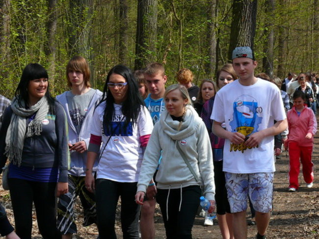 Biegając i maszerując popierali przeszczepy (zdjęcia)