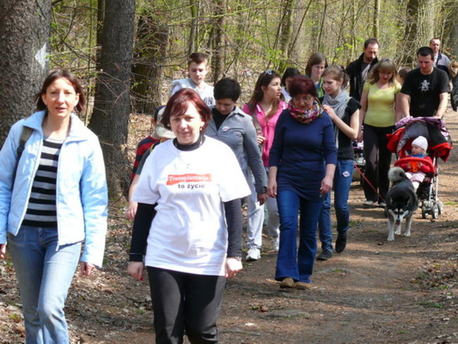 Biegając i maszerując popierali przeszczepy (zdjęcia)