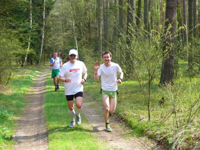 Biegając i maszerując popierali przeszczepy (zdjęcia)