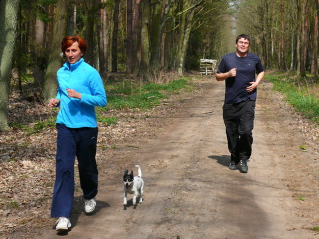 Biegając i maszerując popierali przeszczepy (zdjęcia)