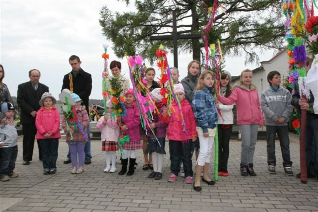 Święcenie palm w parafii w Kaczkowie (zdjęcia)