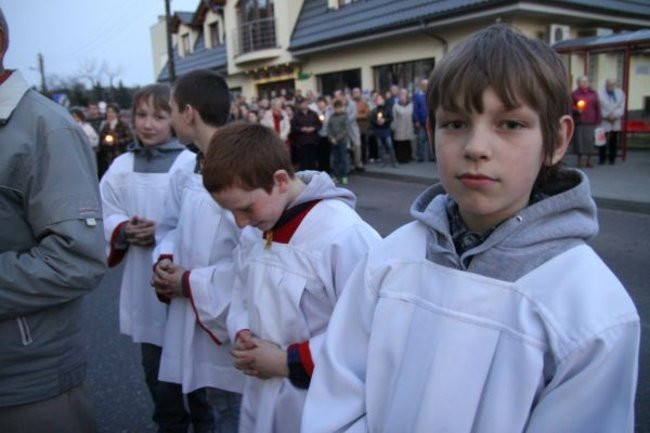 Idąc wspominali Jana Pawła II (zdjęcia)