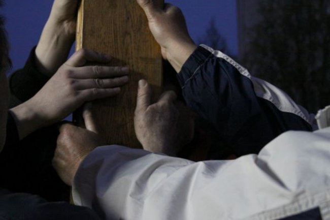 Idąc wspominali Jana Pawła II (zdjęcia)