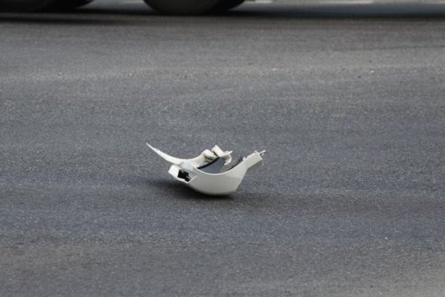 Tir uderzył w osobówkę. Jedna osoba w szpitalu (zdjęcia)