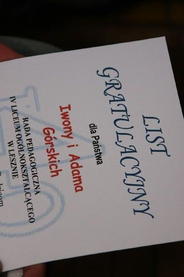 Pożegnanie trzecioklasistów w LO nr 4 (zdjęcia)