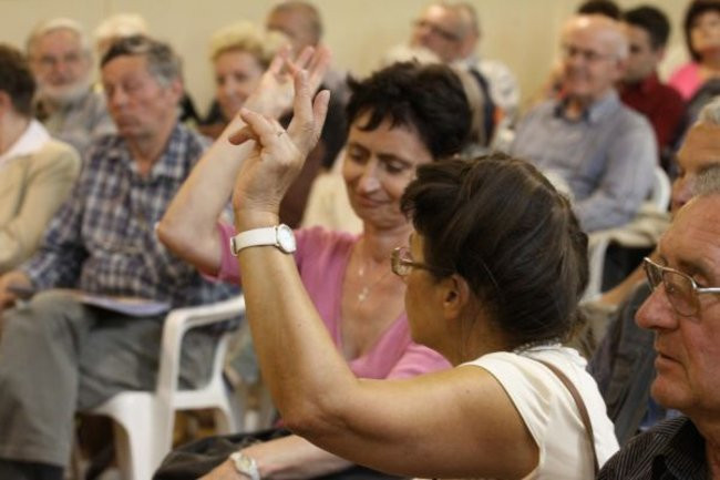 Członkowie LSM zbierają podpisy (zdjęcia)