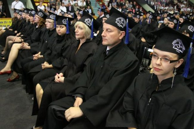 Absolutorium na WSH (zdjęcia)