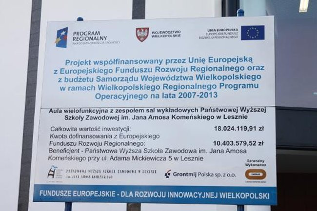 Wkrótce otwarcie auli PWSZ (zdjęcia)