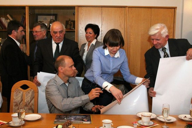 Opłatek z żużlowcami (zdjęcia)