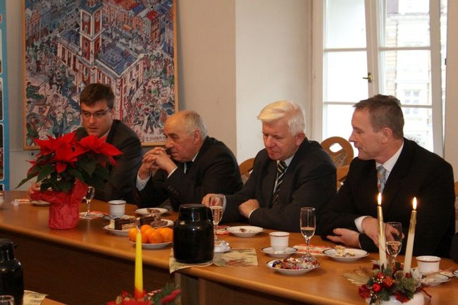 Opłatek z żużlowcami (zdjęcia)