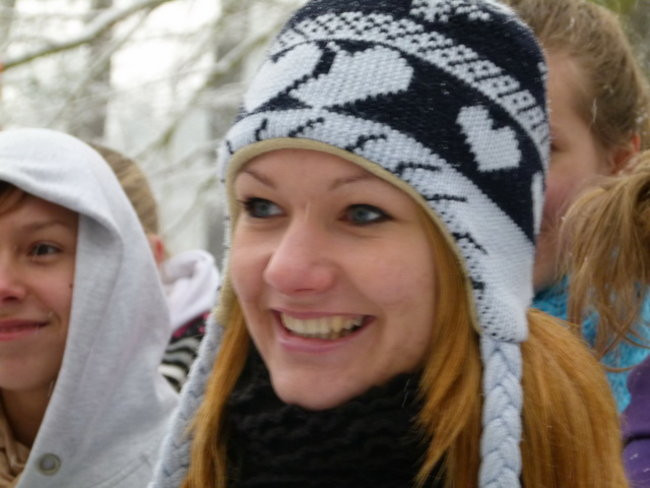 Bieg w zimowej scenerii (zdjęcia)
