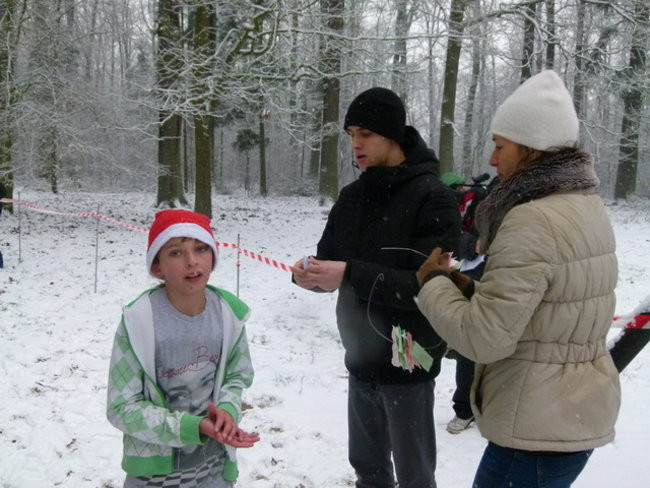 Bieg w zimowej scenerii (zdjęcia)