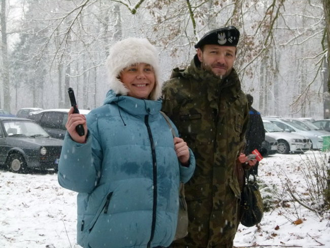 Bieg w zimowej scenerii (zdjęcia)
