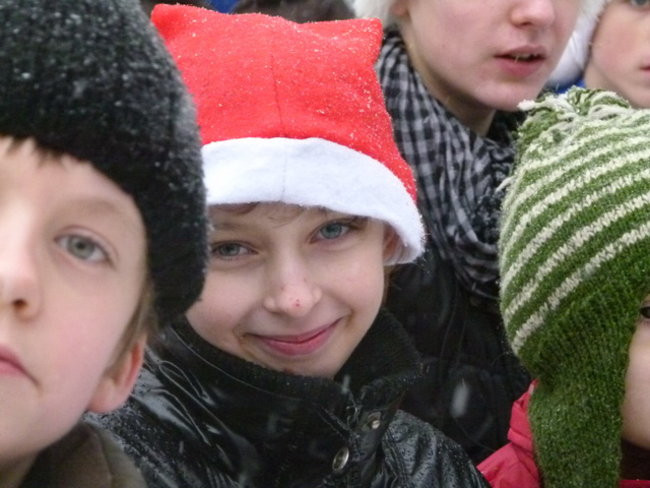 Bieg w zimowej scenerii (zdjęcia)