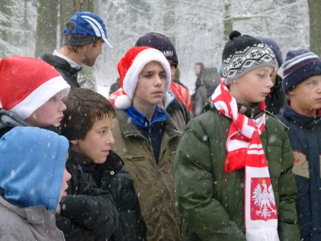 Bieg w zimowej scenerii (zdjęcia)