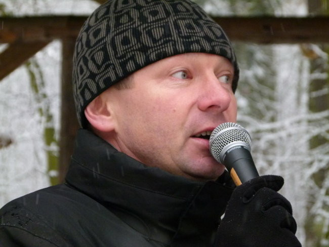 Bieg w zimowej scenerii (zdjęcia)