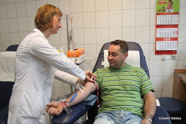 Oddali prawie 19 litrów krwi (zdjęcia)