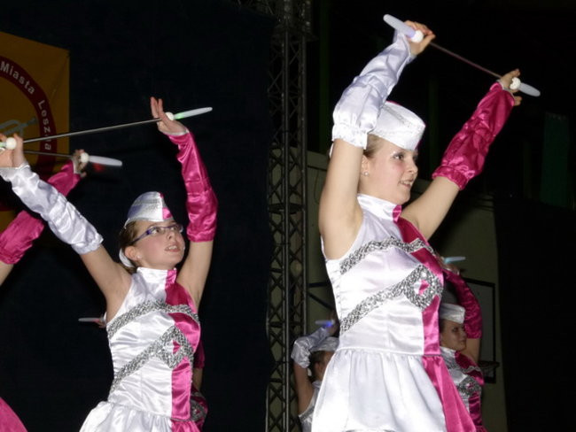 Mażoretki świętowały w Trapezie (zdjęcia)