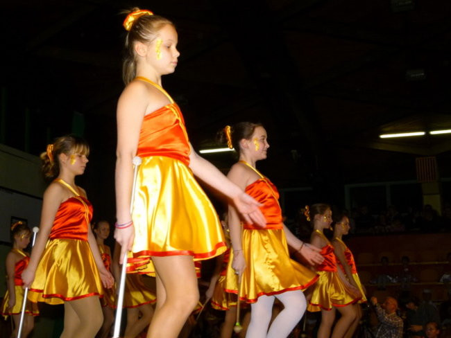 Mażoretki świętowały w Trapezie (zdjęcia)