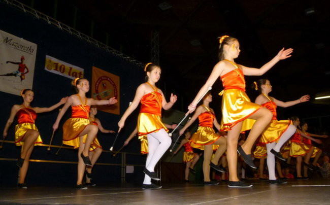 Mażoretki świętowały w Trapezie (zdjęcia)