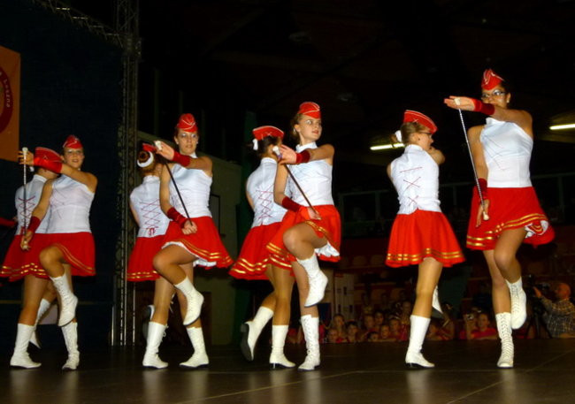 Mażoretki świętowały w Trapezie (zdjęcia)