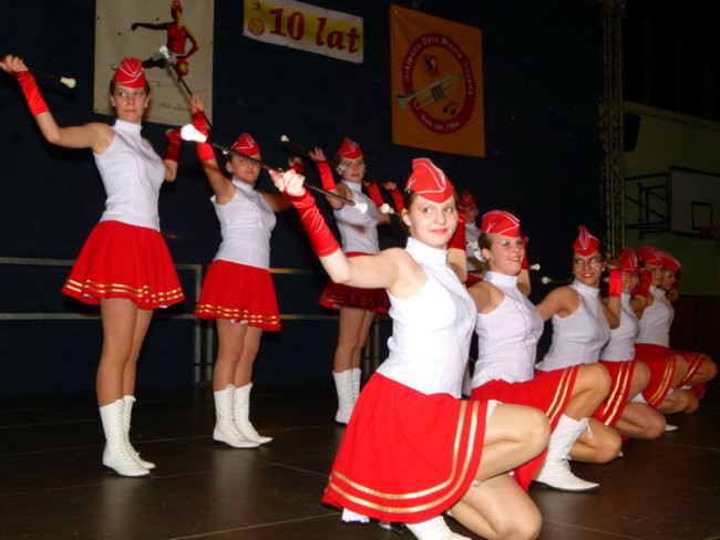 Mażoretki świętowały w Trapezie (zdjęcia)