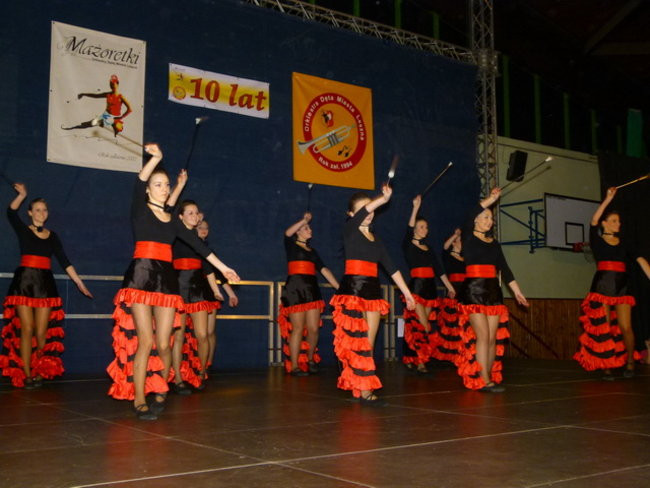 Mażoretki świętowały w Trapezie (zdjęcia)